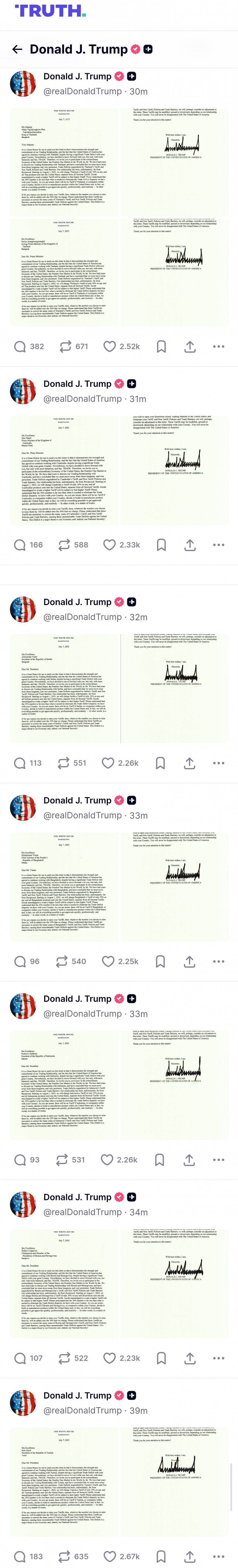 관세에 미친 트럼프 근황