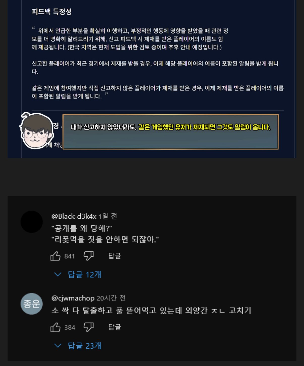 롤 신고 시스템 근황 ㄷㄷ
