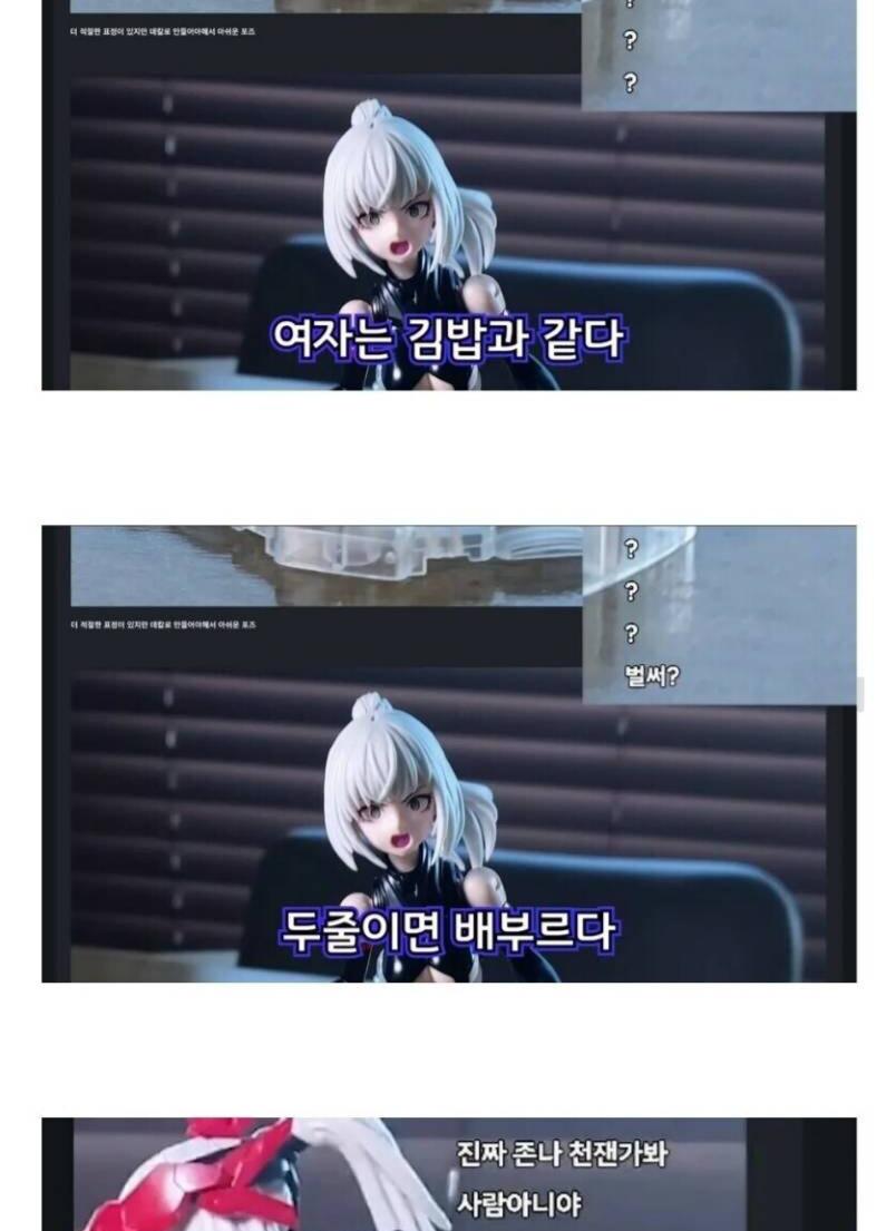 여자는 김밥과 같다는 스트리머ㄷㄷㄷ