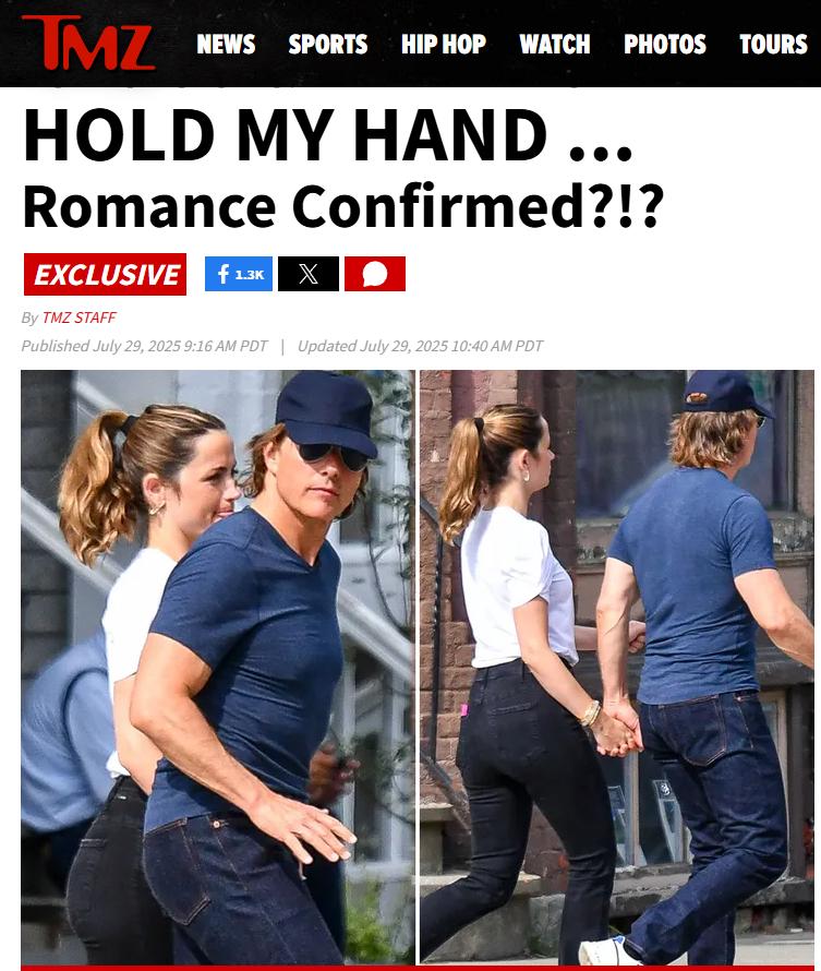 오늘자 63살 톰 크루즈와 열애설 터진 26살 연하 여배우 ㅎㄷㄷㄷ