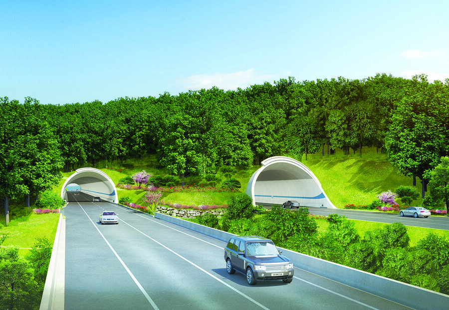 "터널 출구가 역광이 심해서 위험한데..."