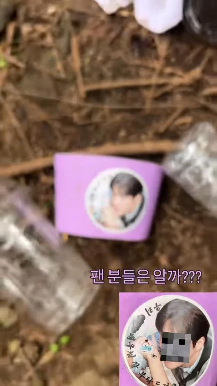 드라마촬영하고 산에 쓰레기 투척하고 간 드라마팀ㄷㄷ