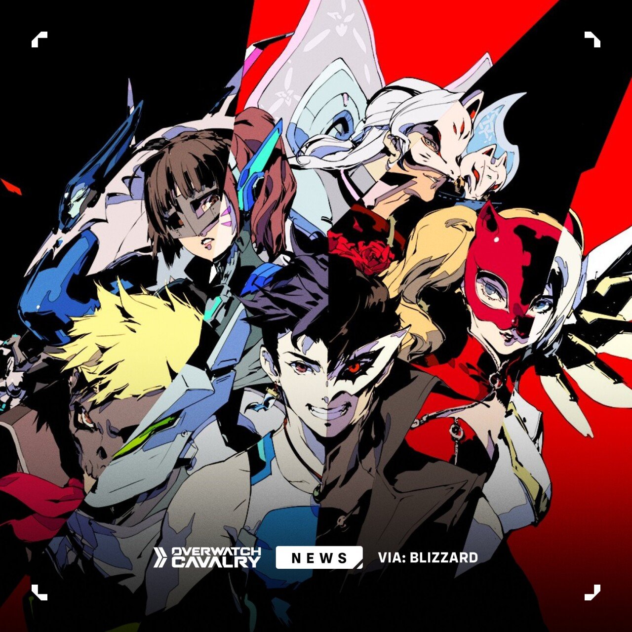 오버워치 신규 콜라보 '페르소나 5'