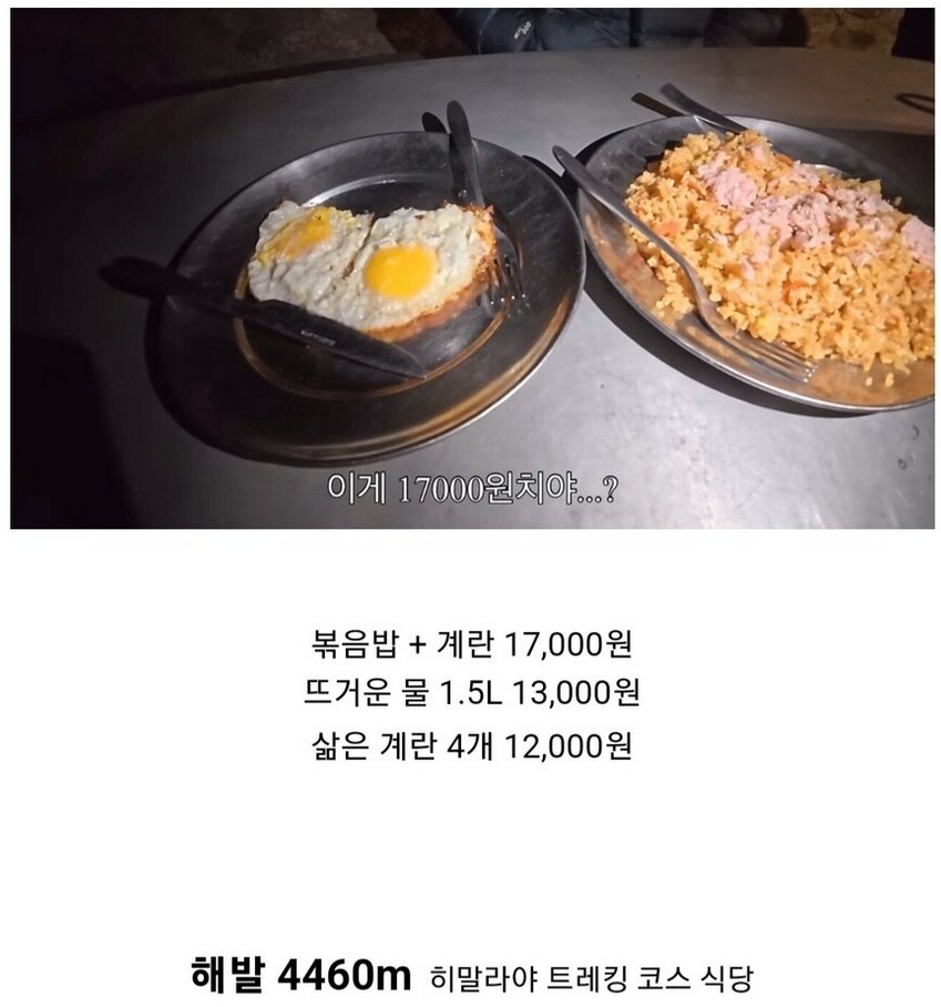 42000원 볶음밥 정식 논란