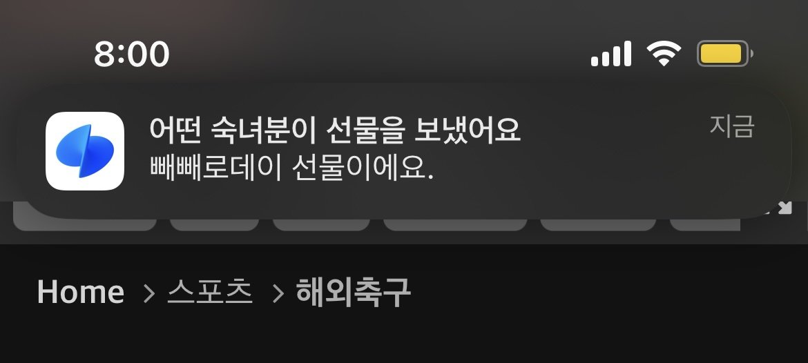 빼빼로데이 토스 근황