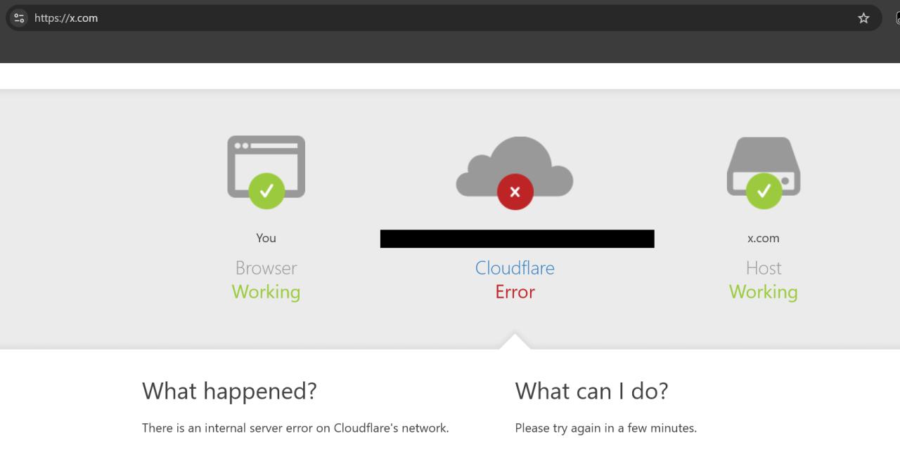 속보) 클라우드플레어 터져서 또 전 세계 인터넷 마비