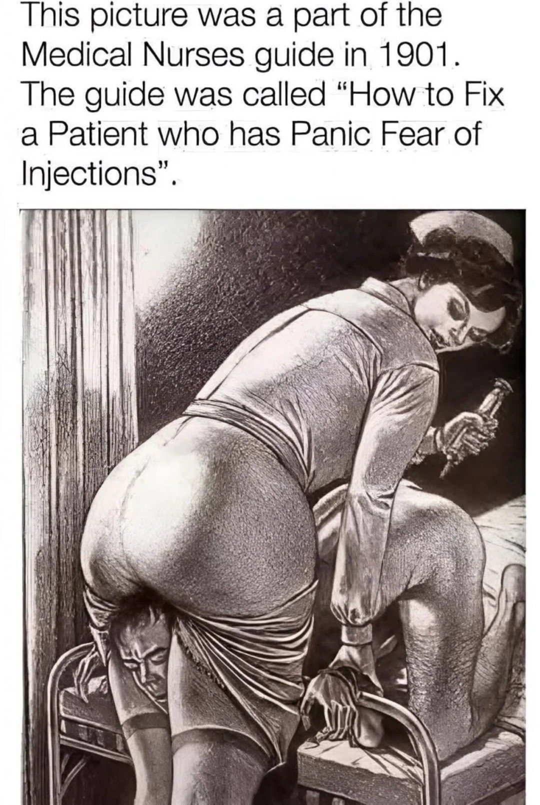 ㅇㅎ) 1901년에 있던 주사공포증 환자에 관한 간호사 지침