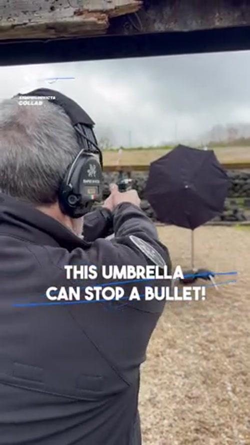 킹스맨 방탄 우산